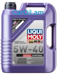 LIQUI MOLY Diesel Synthoil 5W-40 5L Լրիվ սինթետիկ